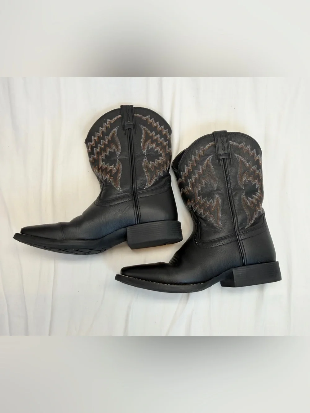 Ariat Youth Tycoon Western Cowboy Boot Bear Black (Style #10029627) Size 3